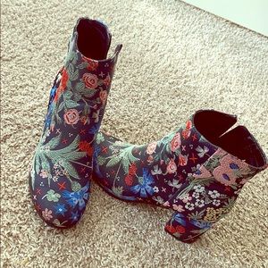 Embroidered Booties